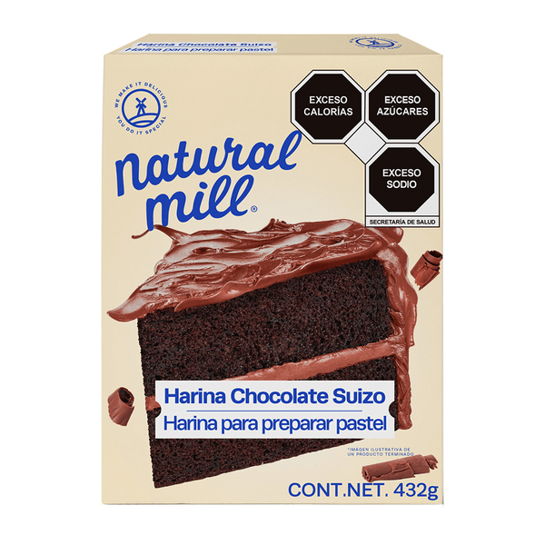 Harina Para Pastel Chocolate Suizo 468 G