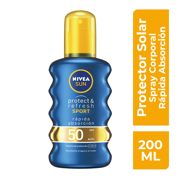 Nivea Sun Protector Solar Protect & Refresh Sport Fps50 200 Ml