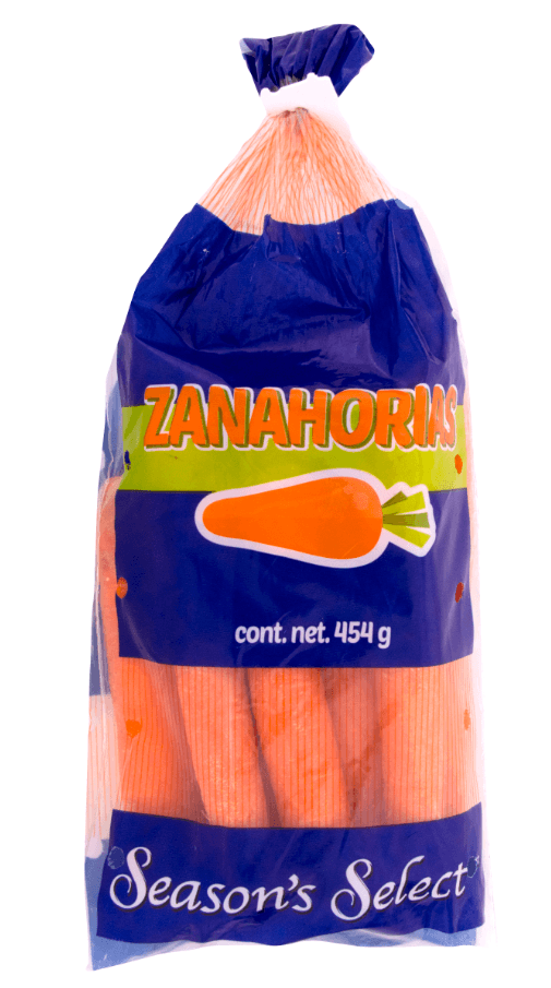 Seasons Select Zanahoria Mediana En Bolsa 454 G