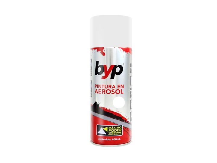 Byp Pintura En Aerosol Alquidálico Blanco Mate 1 Pz