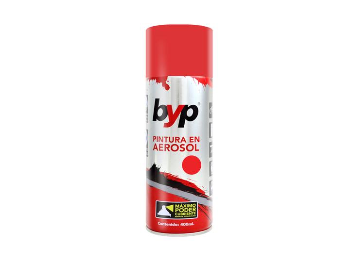 Byp Pintura En Aerosol Alquidálico Rojo Bermellon 1 Pz