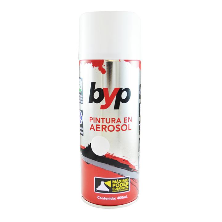 Byp Pintura En Aerosol Alquidálico Blanco Brillante 1 Pz