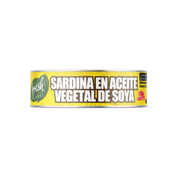 Fresh Label Sardinas En Aceite De Soya 425 G