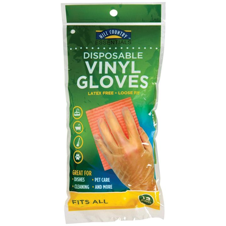 Hcf Guantes Vinil Desechables 12 Pz