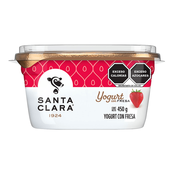 Santa Clara Yogurt Sólido Fresa 450 G