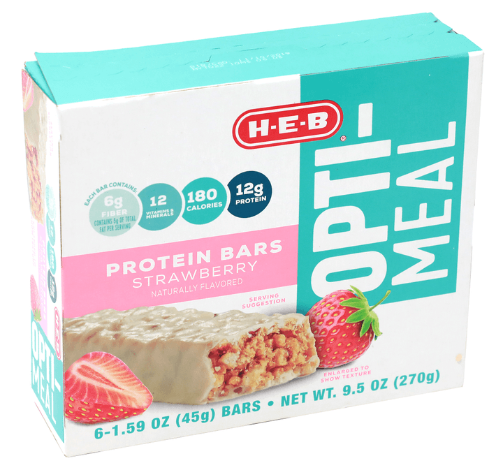 Barras Opti-Meal Fresa 6 Pz