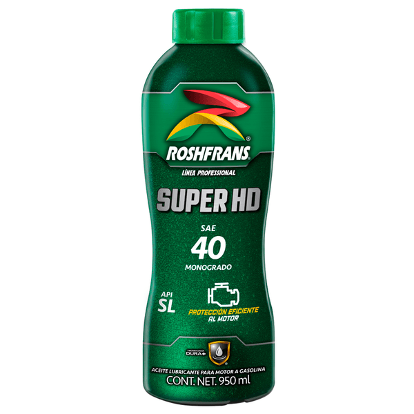Aceite Lubricante Monogrado Roshfrans Super Hd 950 Ml