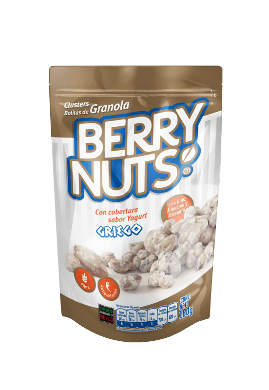 Berry Nuts Bolitas De Granola Yogurt Griego 180 G