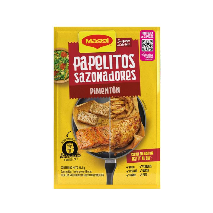 Hoja Sazonadora Maggi Jugoso Al Sartén Pimentón 23.4 G