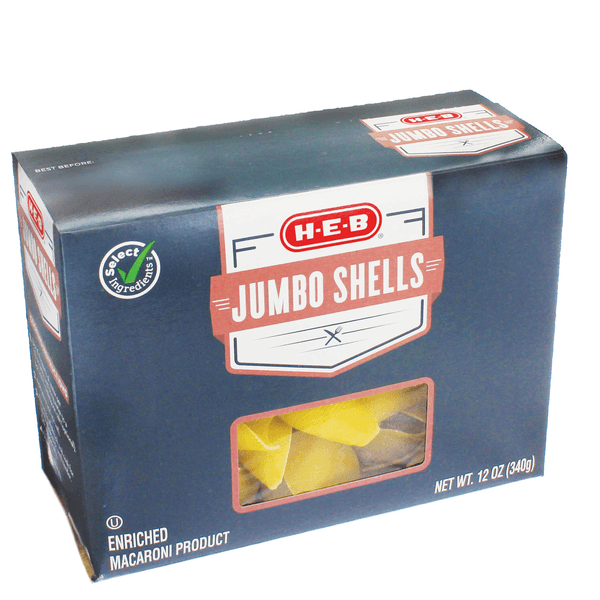 Heb Pasta Conchas Jumbo Caja 340 G