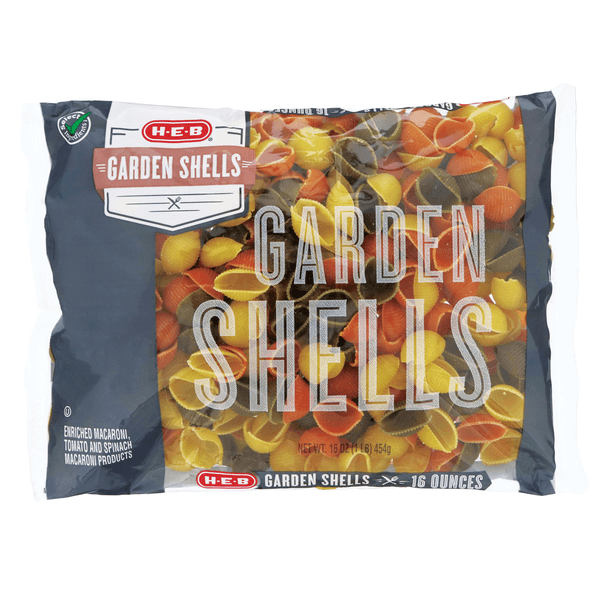 Heb Pasta Conchas Jardinera 454 G