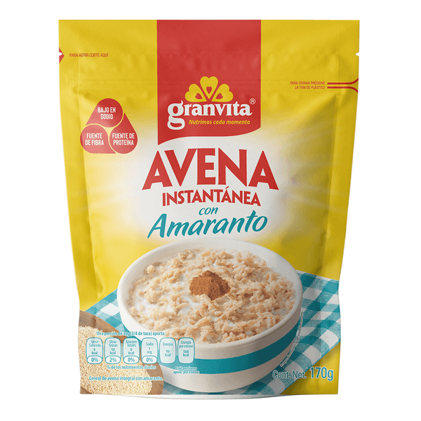 Avena Instantanea Con Amaranto 170 G