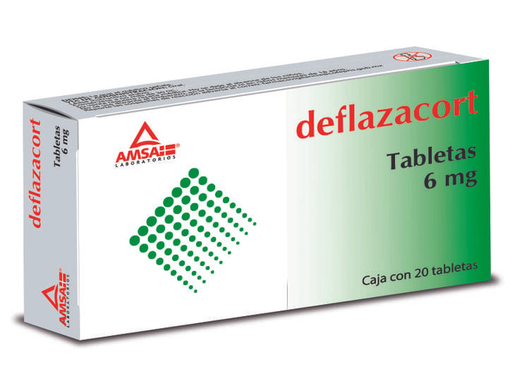 Deflazacort 6 Mg 20 Tabletas Gen 20 Pz