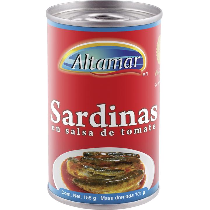 Altamar Sardinas En Salsa De Tomate 155 G