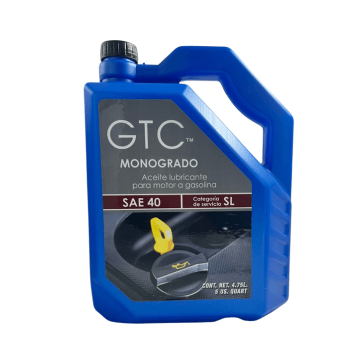 Gtc Aceite Lubricante Para Motores A Gasolina Monogrado 4.75 L