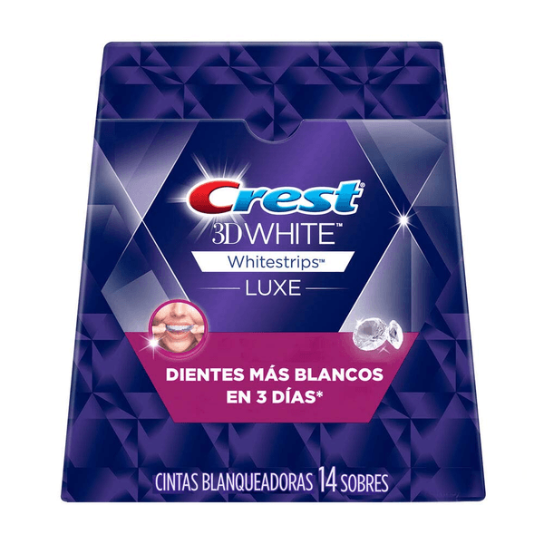 Crest Cintas Blanqueadoras Con Gel Para Los Dientes 14 Pz