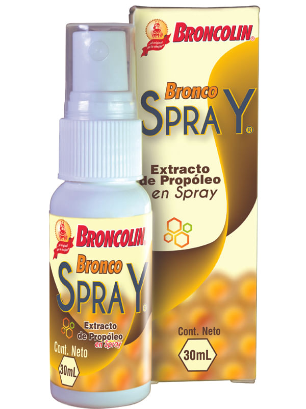 Broncolin Antigripal Bronco Spray Extracto De Propoleo 30 Ml
