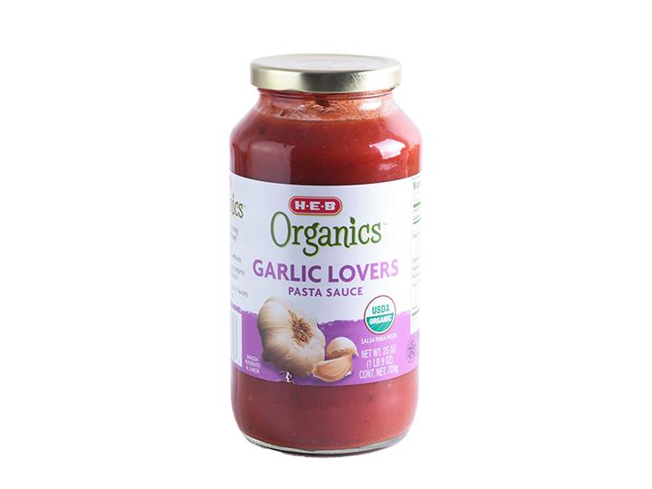 Heb Organics Salsa Para Pasta Ajo 709 G