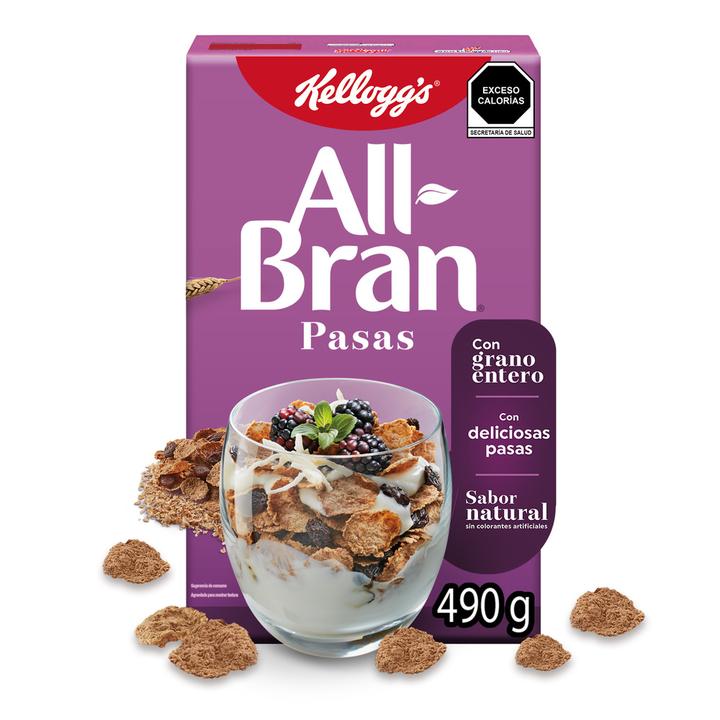 Cereal Kelloggs All Bran Pasas 490 G