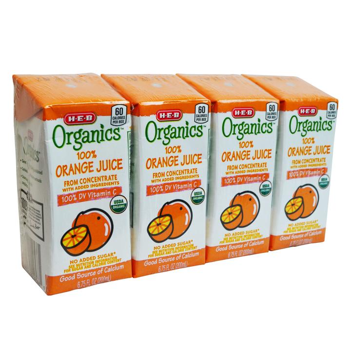 Jugo De Naranja Organico 4 Pz