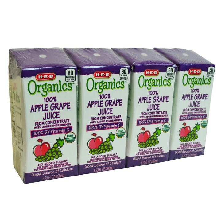 Jugo De Manzana Con Uva 4 Pz