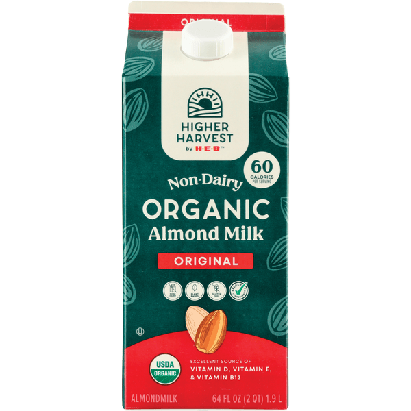 Heb Organics Leche Organica De Almendras Original 1.89 L