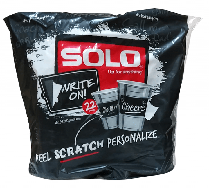 Solo Cup Write On Vaso 18 Oz 22 Pz