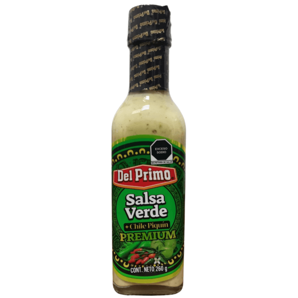 Del Primo Salsa Verde Con Chile Piquin 260 G