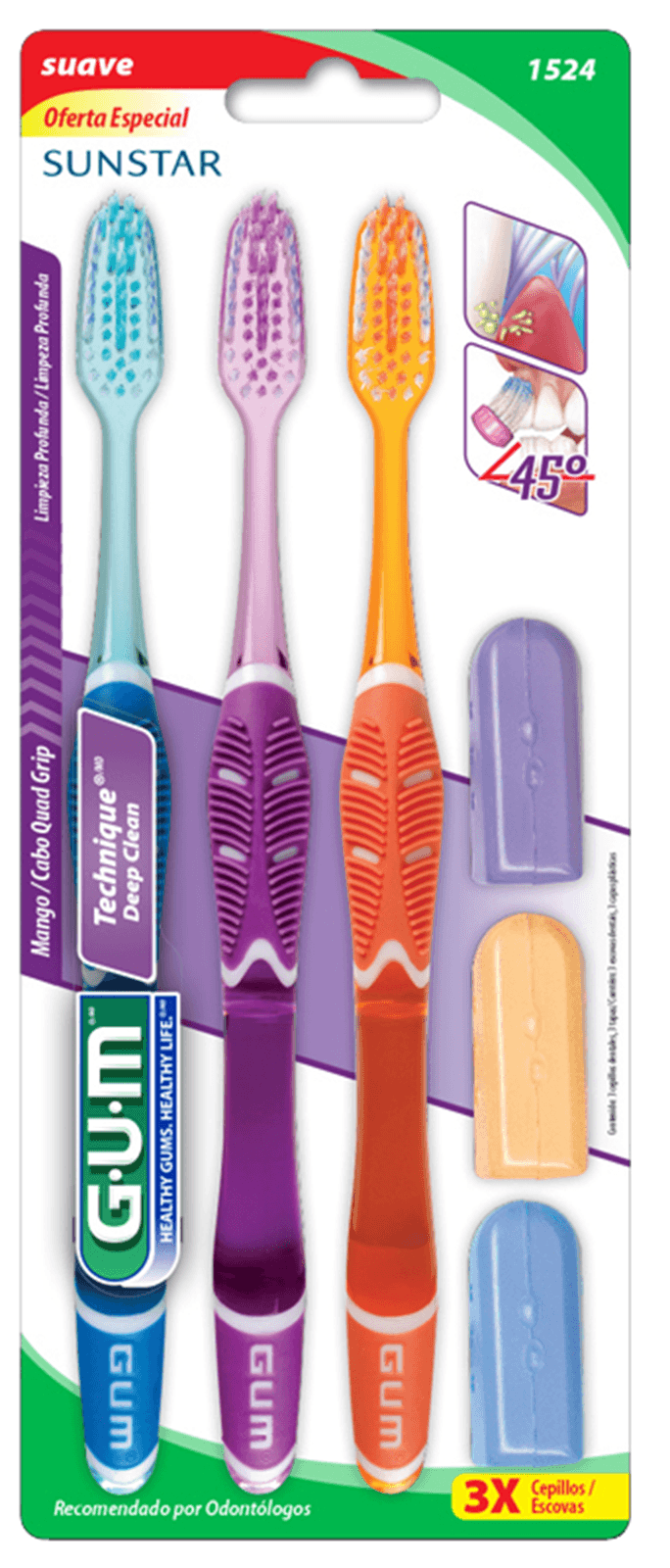 Cepillo Dental Technique Deep Clean Pack 3 3 Pz
