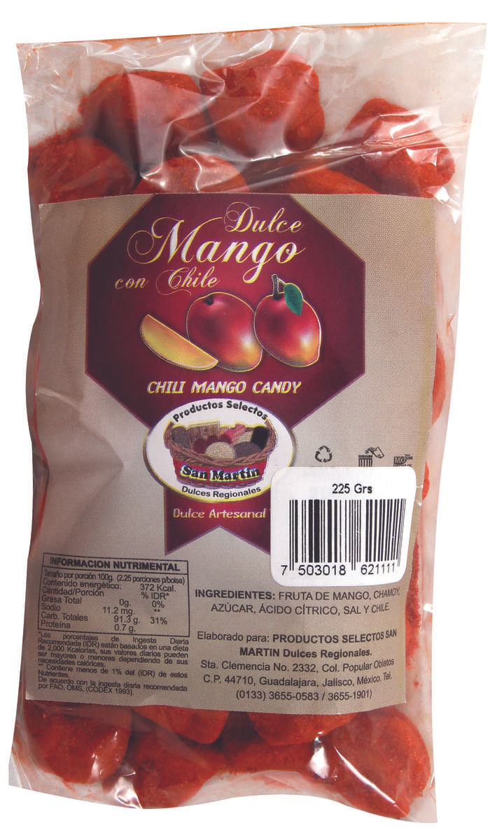 Dulce De Mango Con Chile 1 Pz