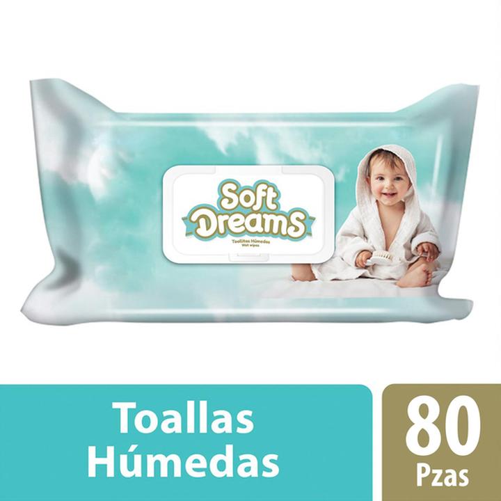 Soft Dreams Toallitas Húmedas 80 Pz