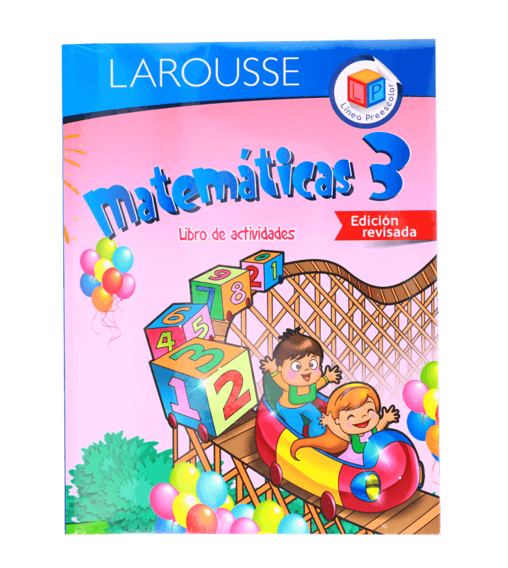 Libro Preescolar Matemáticas 3 1 Pz
