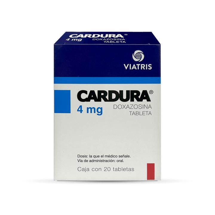 Cardura 4 Mg Tabletas 20 Pz