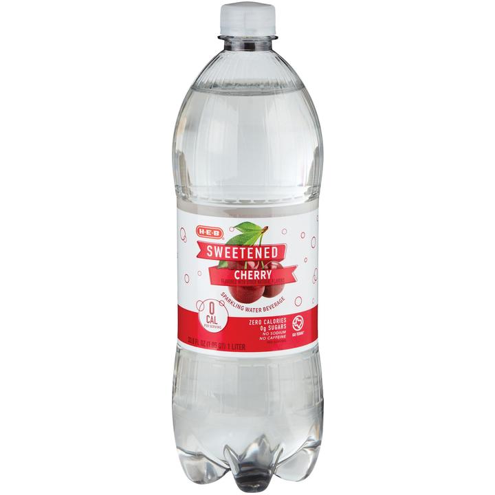Heb Sparkling Water Sabor Cereza 1 L