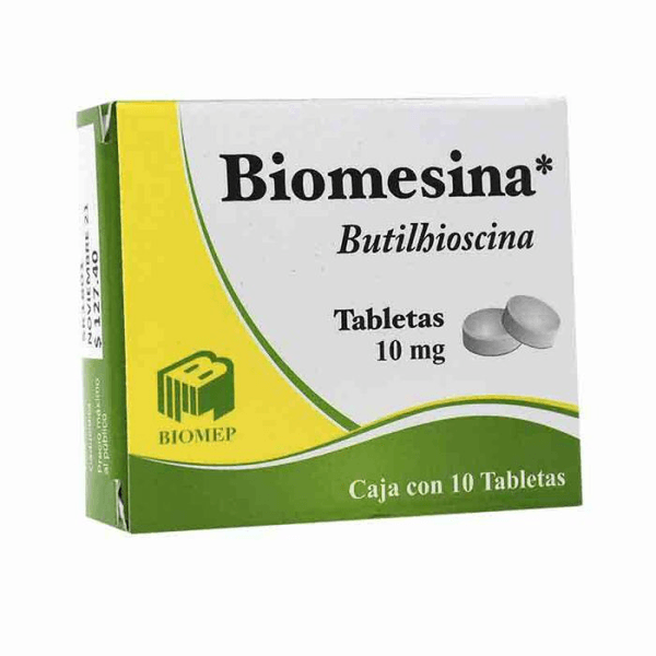 Butilhioscina 10 Mg Tabletas 10 Pz