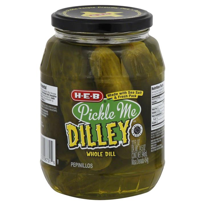 Heb Pepinillo Entero Con Sal De Mar 900 G