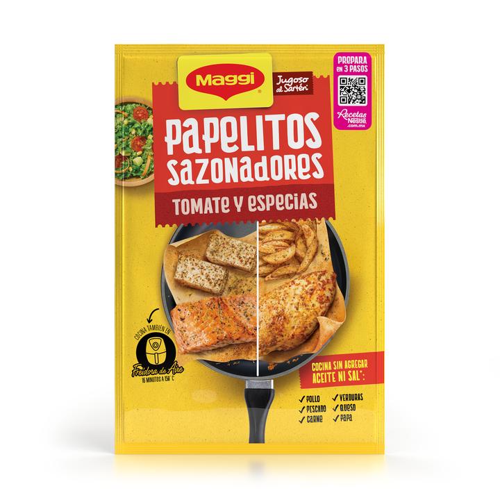 Hoja Sazonadora Maggi Jugoso Al Sartén Tomate Sobre 21. 5 G 4 Hojas