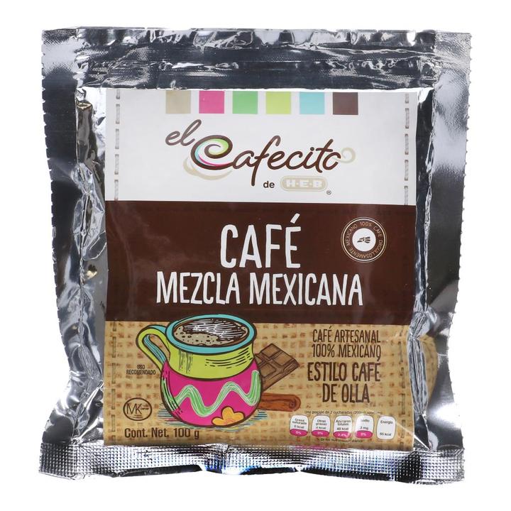 Heb Cafe Porcionado Venta Mezcla Mexicana 100 G