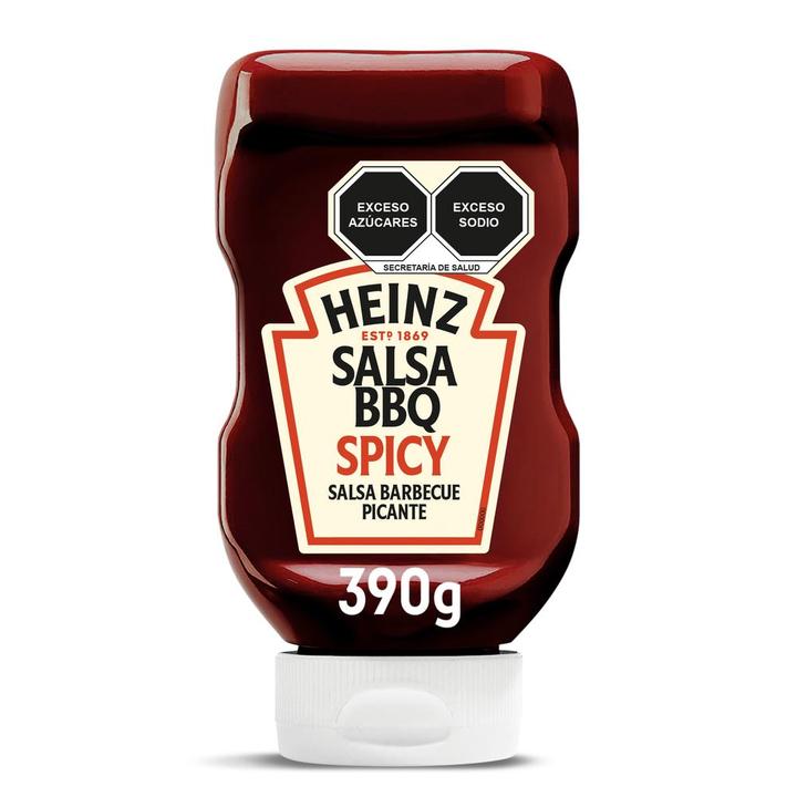 Heinz Salsa Bbq Spicy Botella 390 G