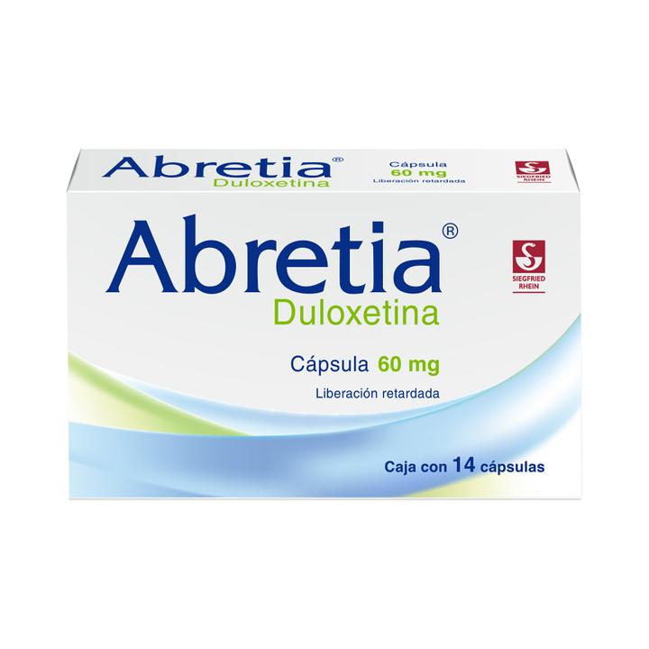 Abretia Duloxetina 60 Mg Caja Con 14 Cápsulas