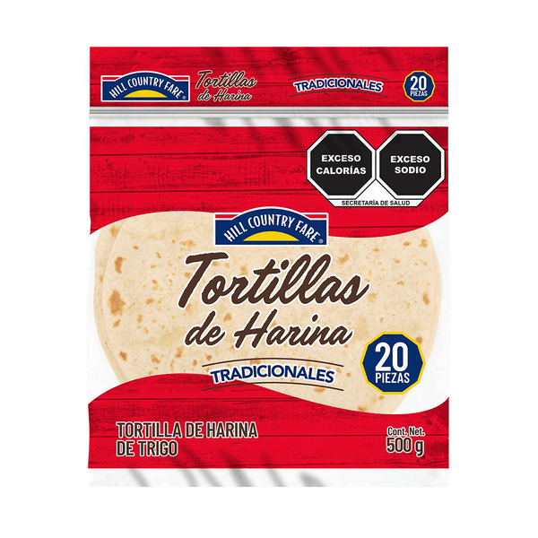 Hcf Tortilla De Harina De Trigo 500 G
