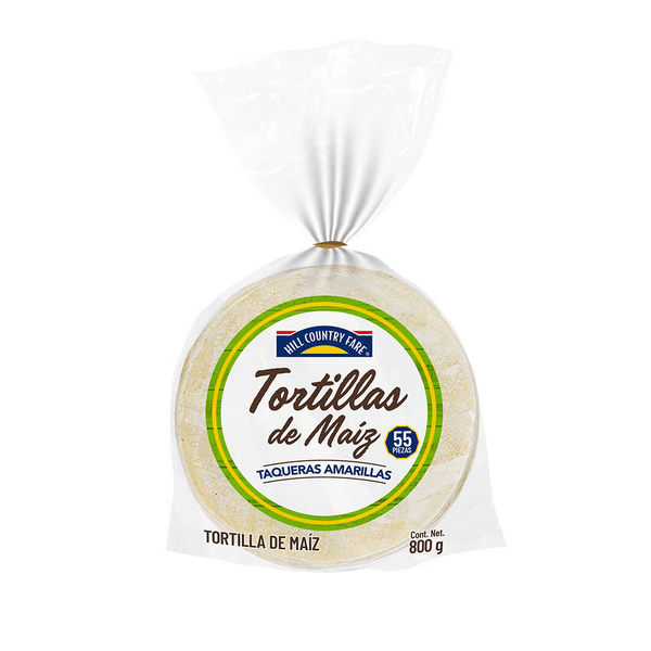 Hcf Tortillas De Maíz Amarilla Taquera 800 G