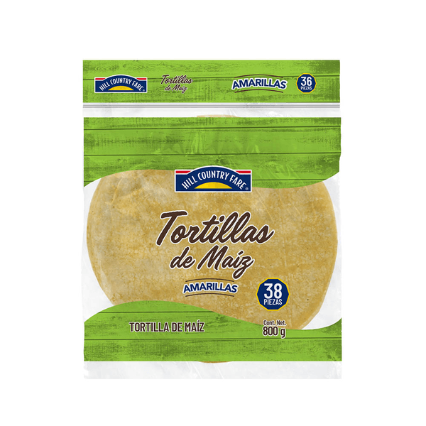 Hcf Tortilla De Maíz Amarilla 800 G