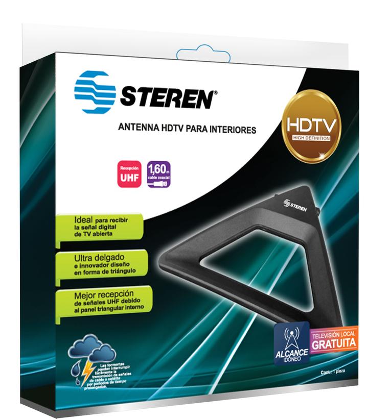 Antena Triangulada Con Recepción Para Interiores 1 Pz
