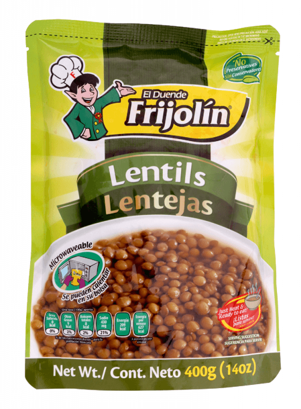 Frijolin Lentejas Cocida 400 G