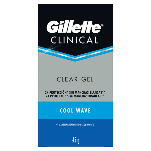 Antitranspirante Clinical Clear Gel Cool Wave 45 G