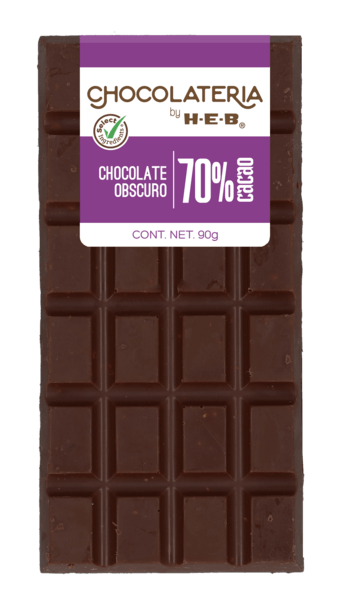 Heb Tableta Chocolate Obscuro 70% 90 G