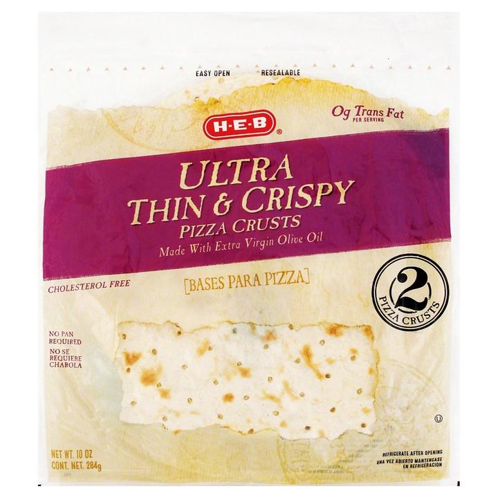 Heb Base Para Pizza Delgada 2 Pz