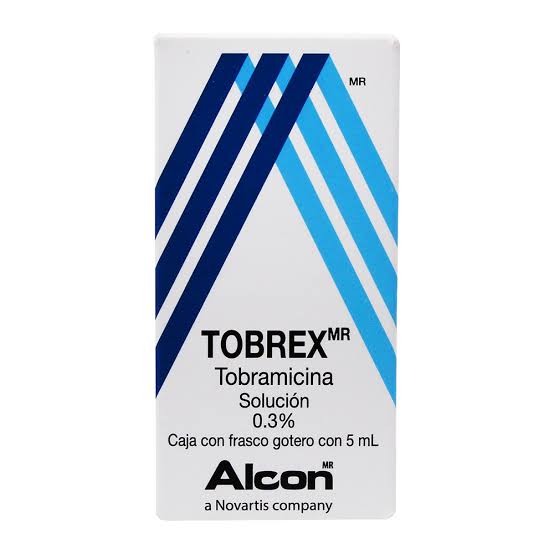 Alcon Tobrex Tobramicina Solución 0.3% Gotas 5 Ml