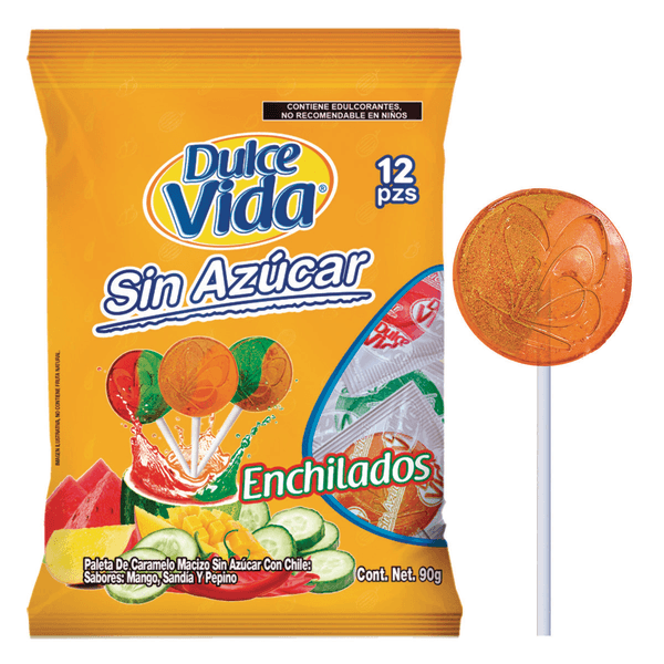 Chompys Paleta De Caramelo Macizo Enchilados 90 G